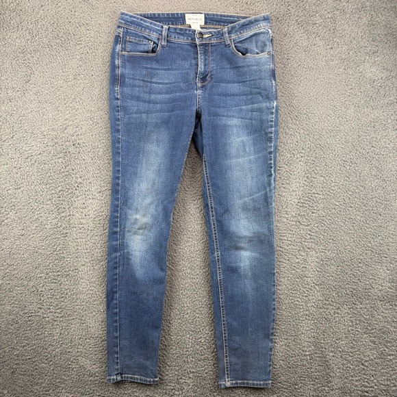 For The Republic Denim - For The Republic Denim Skinny Jeans Medium Wash Blue Womens Size 6/27 Stretch